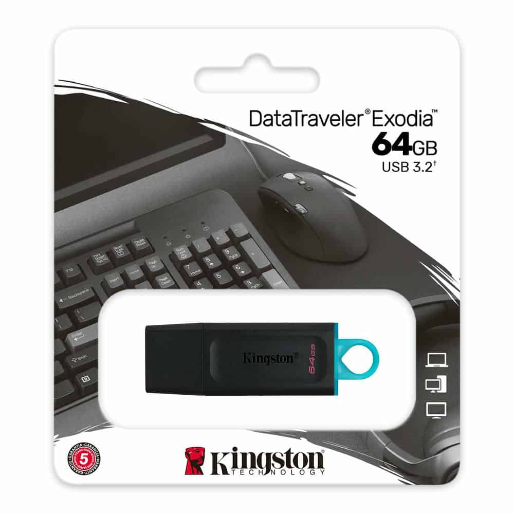 (image for) Kingston 64GB USB3.2 DataTraveler Exodia Pen Drive